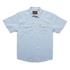 H Bar B Snapshirt- Faded Blue Oxford